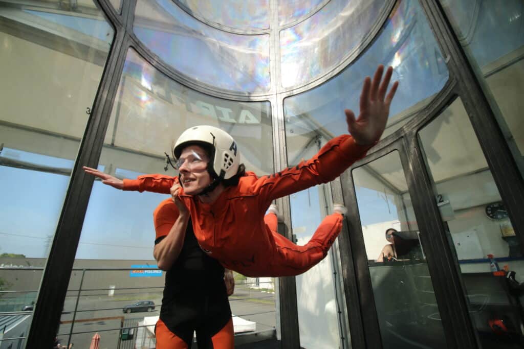 Vol en simulateur de chute libre
